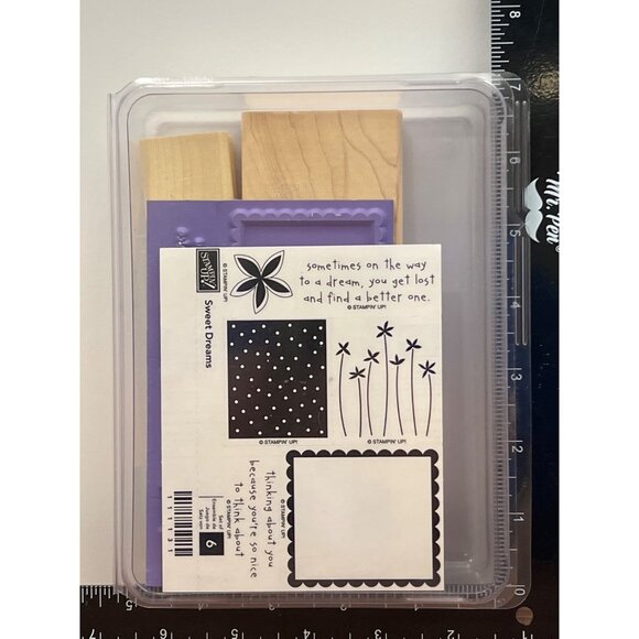Stampin' Up! Other - NIP STAMPIN' UP! 111131 SWEET DREAMS WOOD MOUNTED RUBBER STAMP SET OF 6